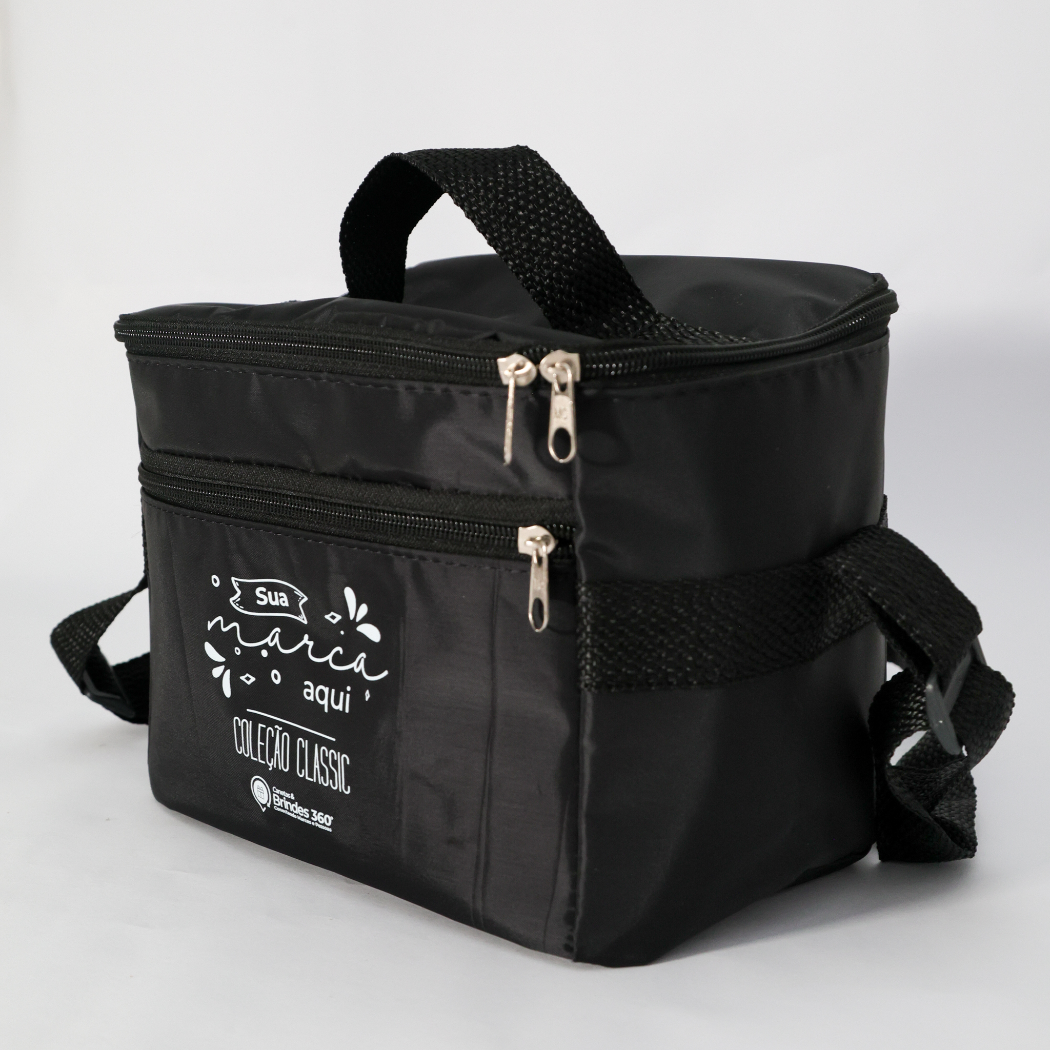 Bolsa Térmica Lunchbox M c/ Alça Tiracolo e Bolso Frontal